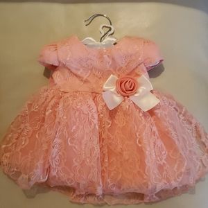 3 month Peach Dress